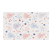 Colorful patterned eco-friendly tea towels made from sustainable materials for kitchen use
