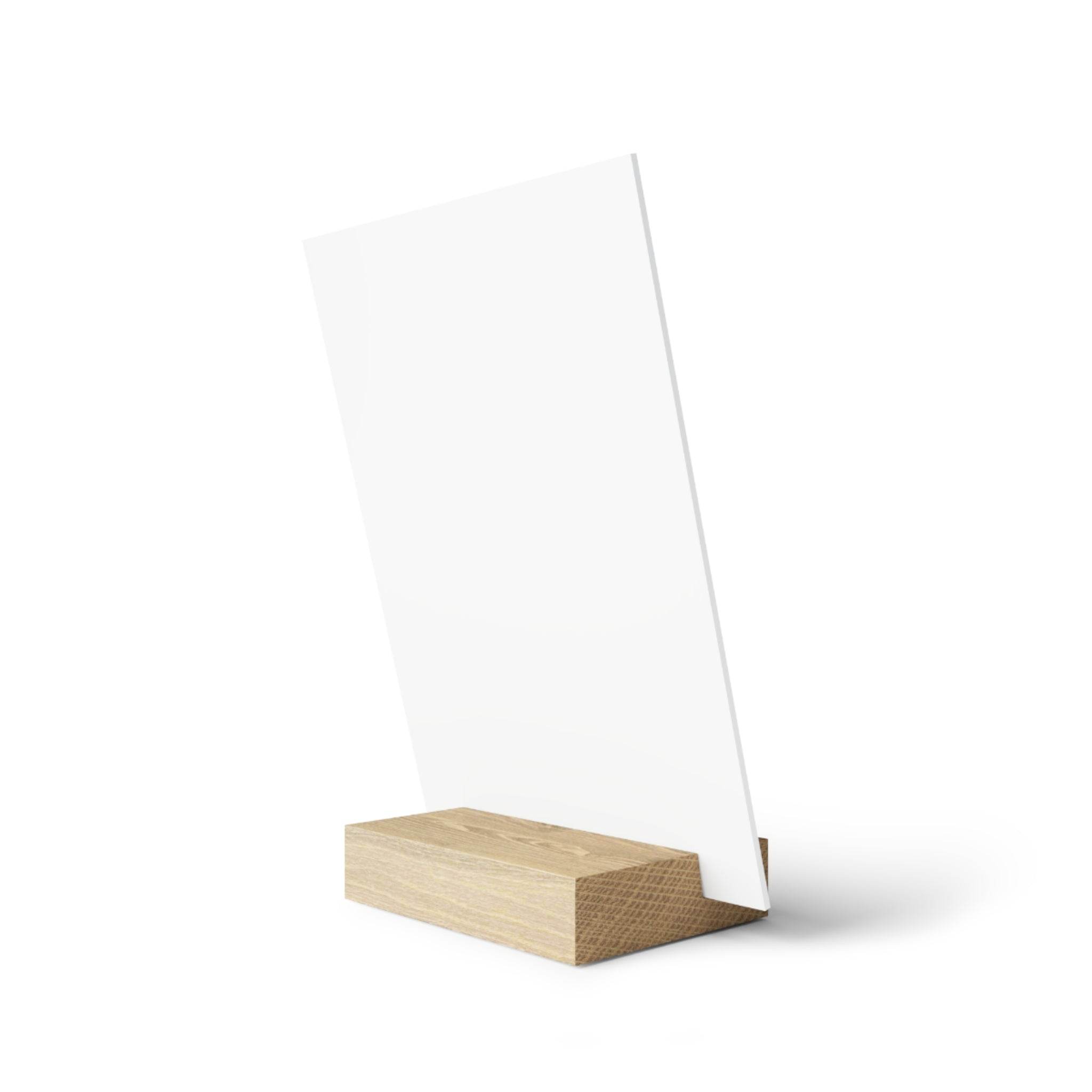 Minimalist wooden stand home decor piece perfect as an eco-friendly teacher of the year gift