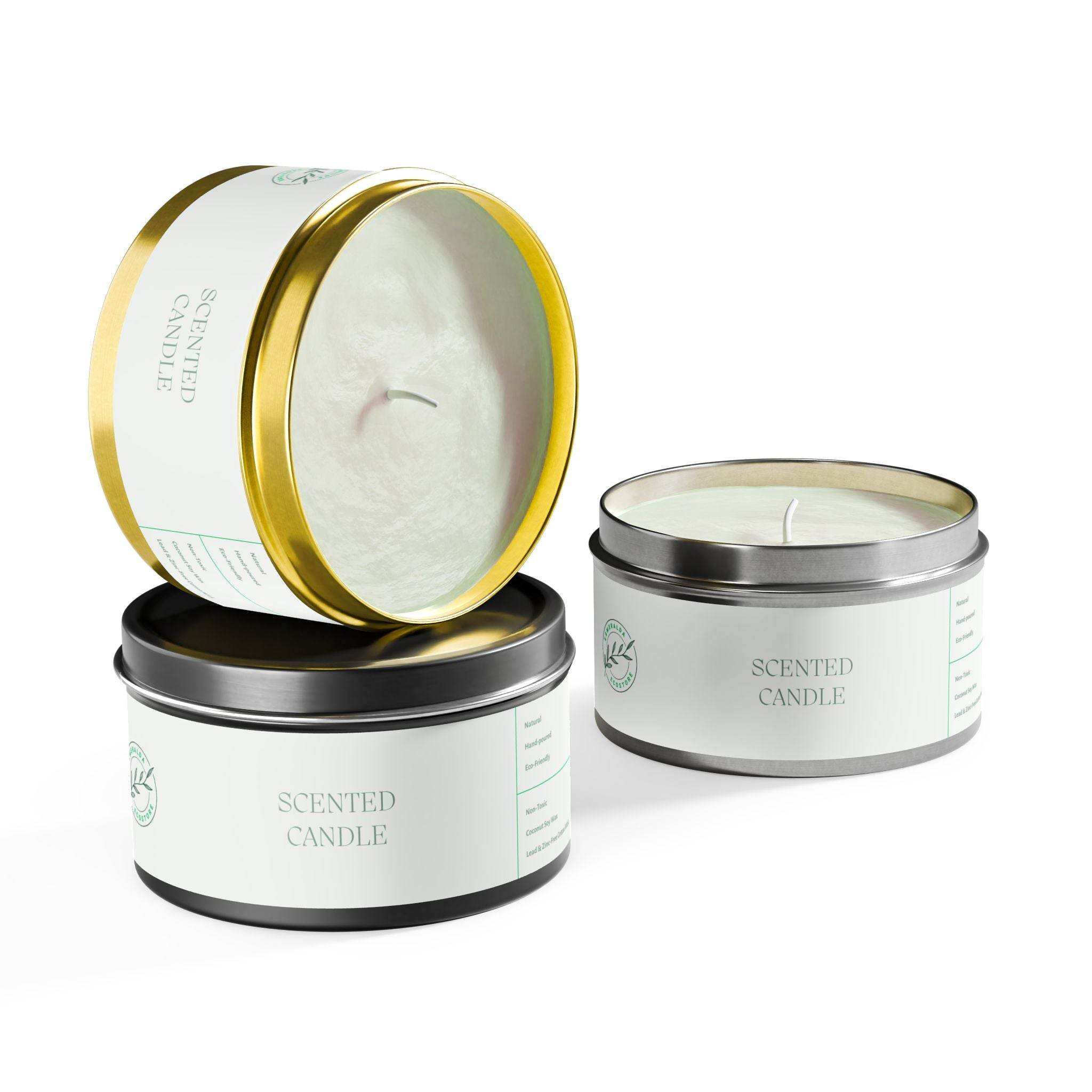 Aura Eco-Friendly Tin Candles
