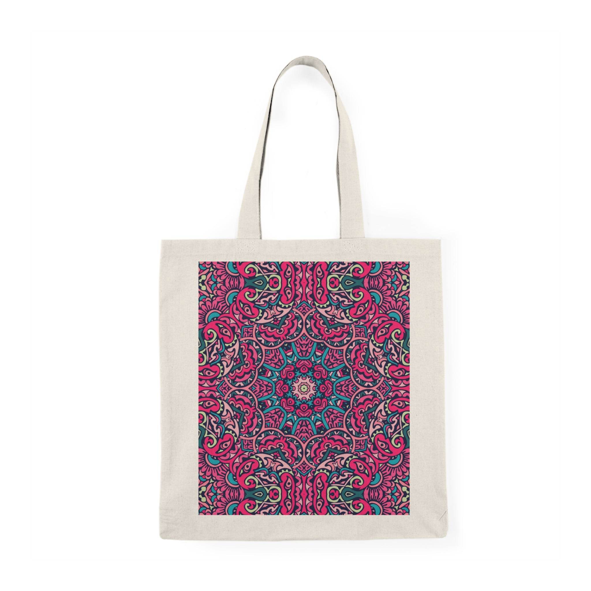 Enchanted Mandala Eco Natural Tote Bag