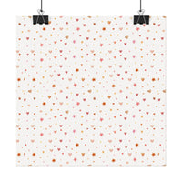 Heart Sparkle Textured Watercolor Matte Posters - Posters - Esmeralda Ecostore
