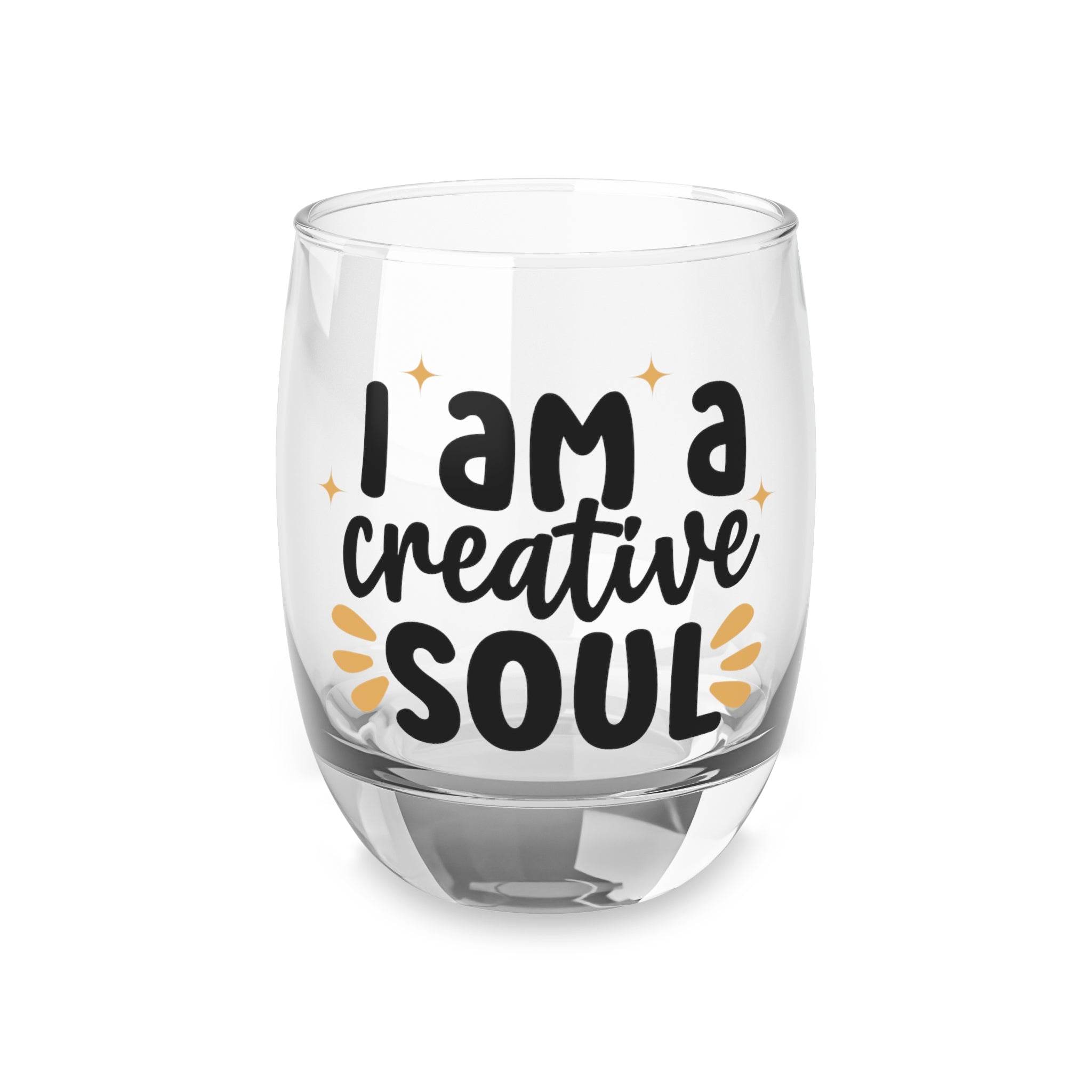I Am a Creative Soul Eco Whiskey Glass