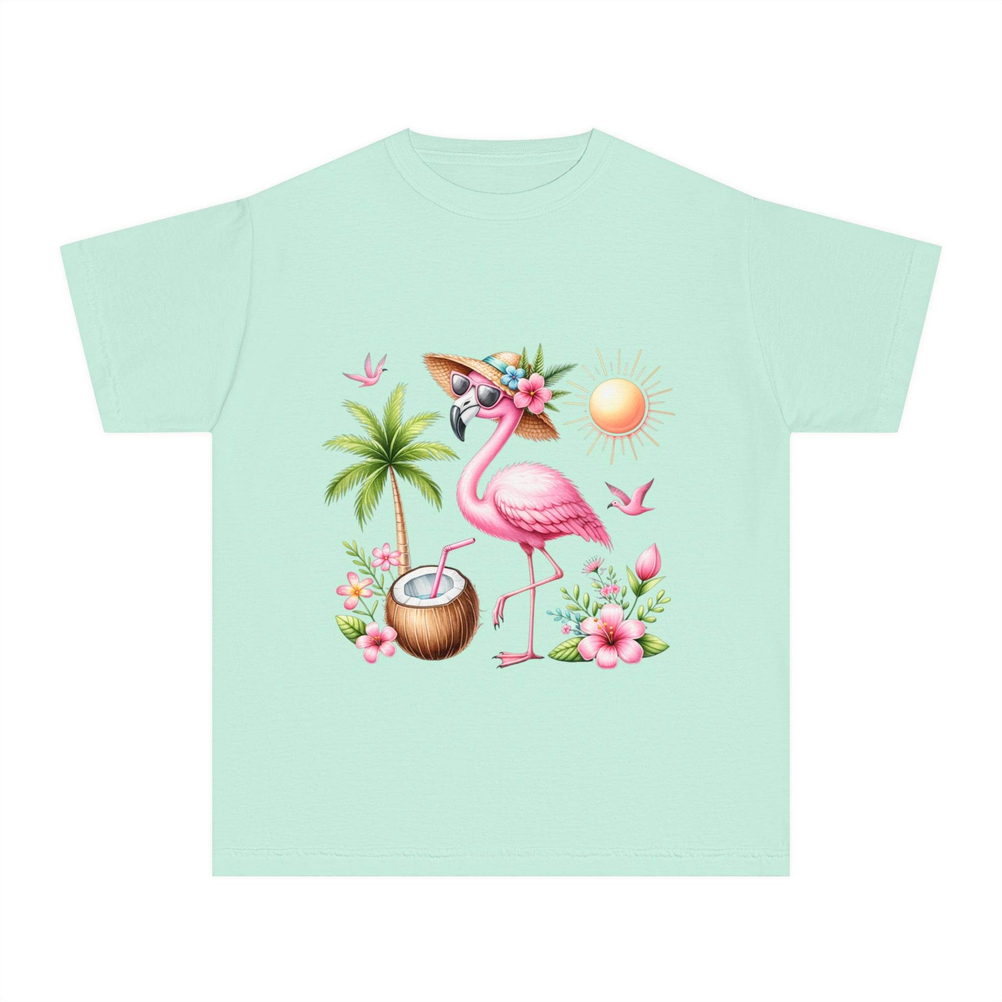 Flamingo Paradise Youth Midweight Tee