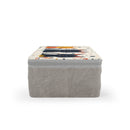 Printify cat-themed eco lunch carrier with zipper closure and colorful cat illustrations on top