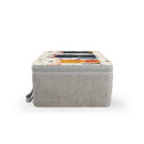 Printify cat-themed eco lunch carrier with gray base and colorful cat design on top