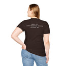 Printify eco-friendly playful quote t-shirt black women tee with white back text reading admit it life would be boring without me