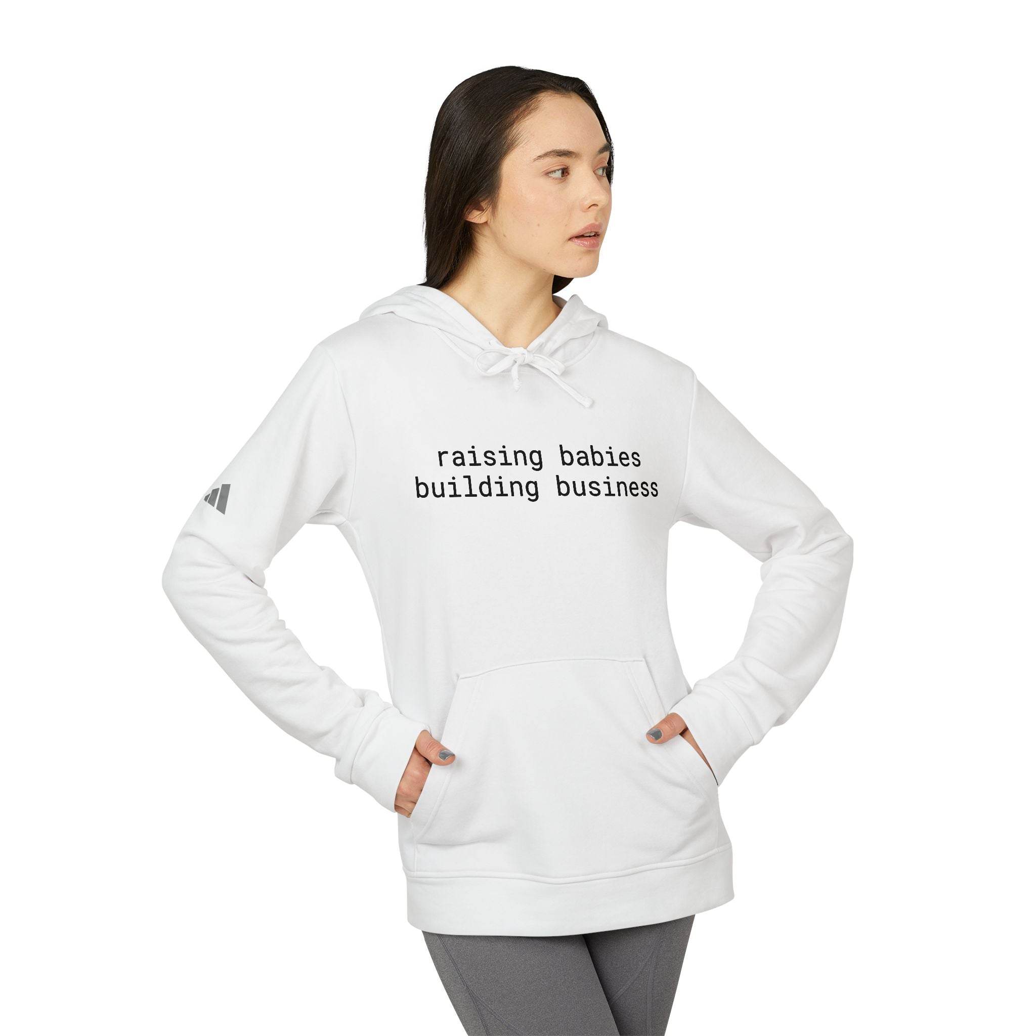 Raising Babies Building Business Adidas Unisex Fleece Hoodie