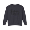 Printify dark gray crewneck sweatshirt with Future Mrs script print on front eco-friendly bridal sweatshirt