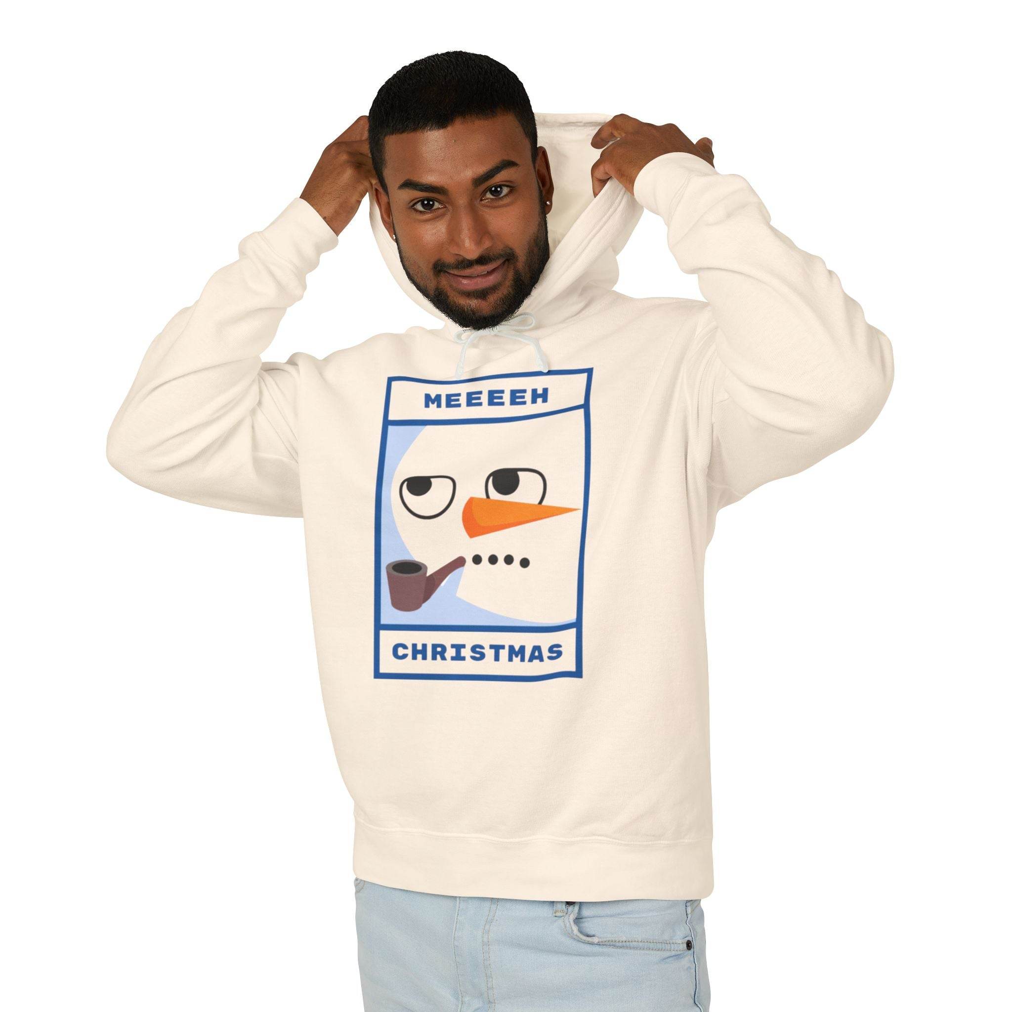 Ugly Christmas Unisex Lightweight Hooded Sweatshirt