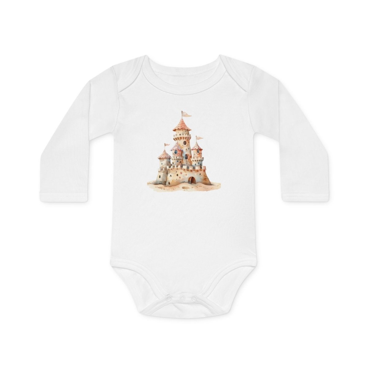 Enchanted Castle Baby Long-Sleeve Organic Bodysuit