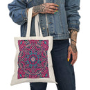 Enchanted Mandala Natural Tote Bag