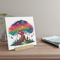 Enchanted Tree Gallery Board with Stand