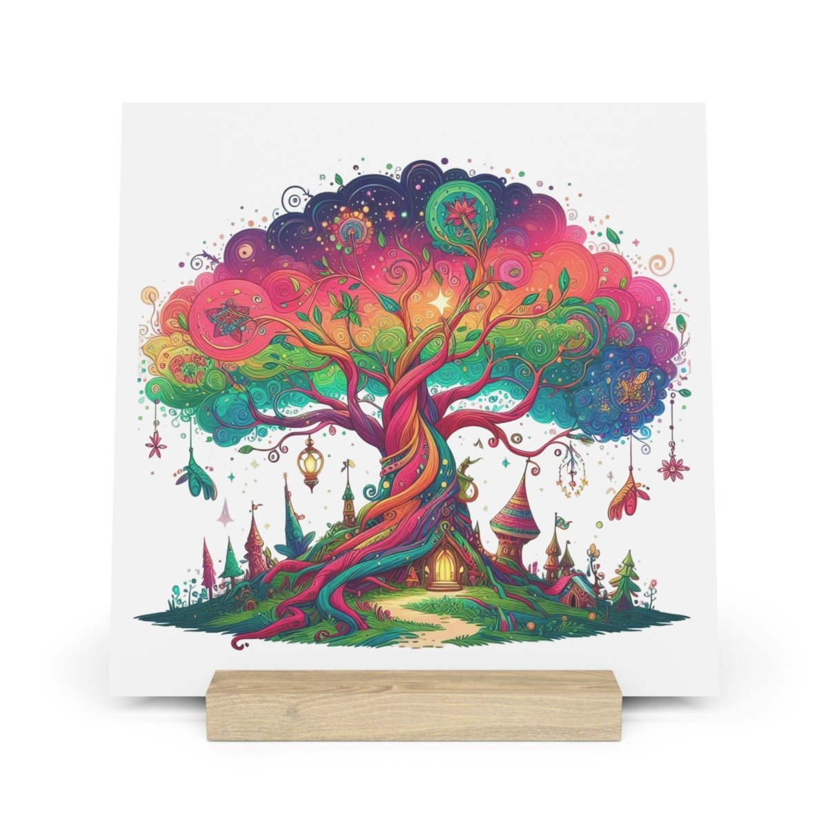 Enchanted Tree Gallery Board with Stand