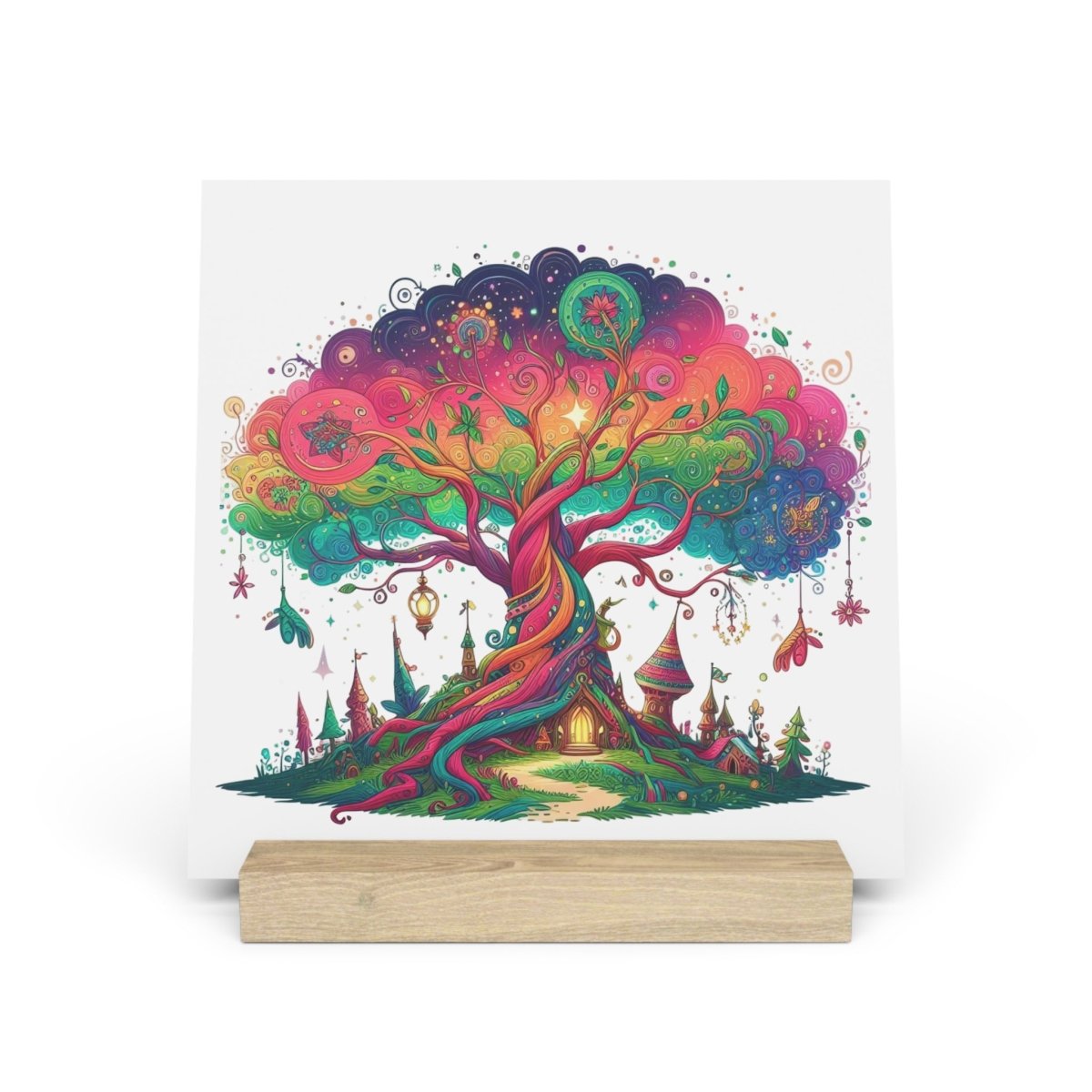 Enchanted Tree Gallery Board with Stand