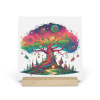 Enchanted Tree Gallery Board with Stand