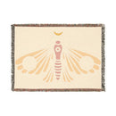 Ethereal Moth Woven Blanket