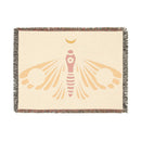 Ethereal Moth Woven Blanket