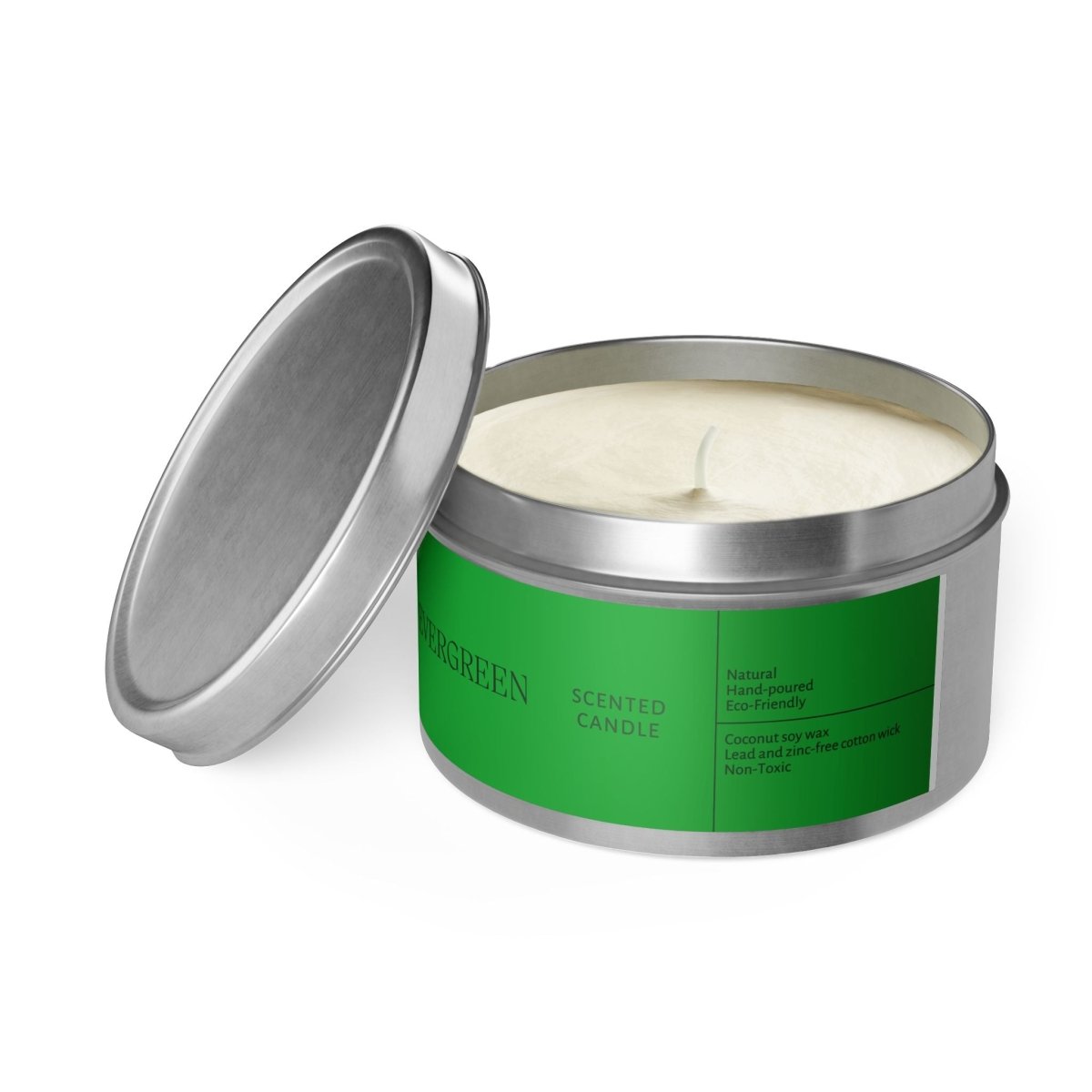 Evergreen Tin Candles - Esmeralda Ecostore