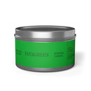 Evergreen Tin Candles