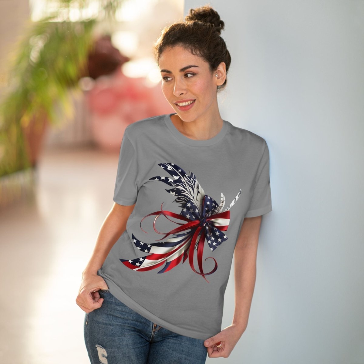 Feathered Flag Organic Creator T-Shirt - Unisex