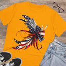 Feathered Flag Organic Creator T-Shirt - Unisex