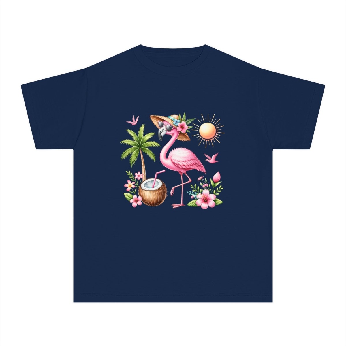 Flamingo Paradise Youth Midweight Tee