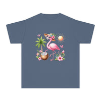 Flamingo Paradise Youth Midweight Tee