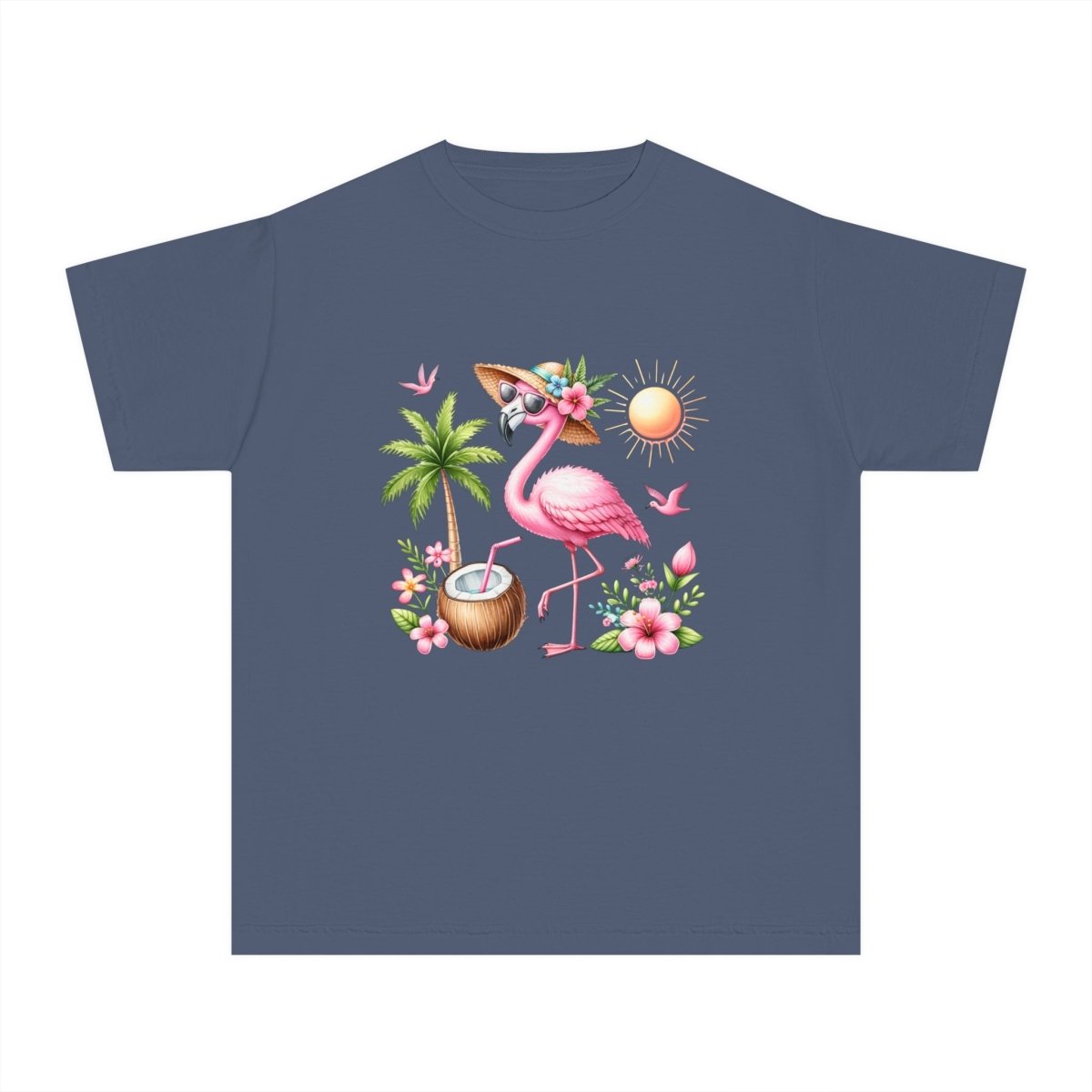 Flamingo Paradise Youth Midweight Tee