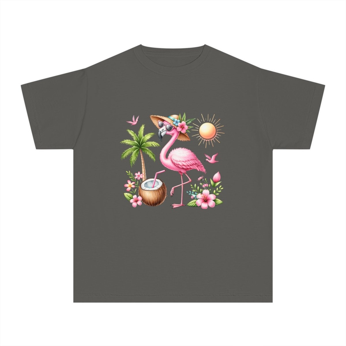 Flamingo Paradise Youth Midweight Tee