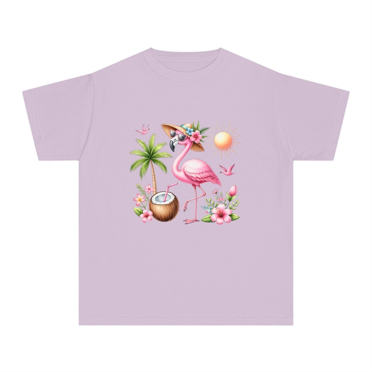 Flamingo Paradise Youth Midweight Tee