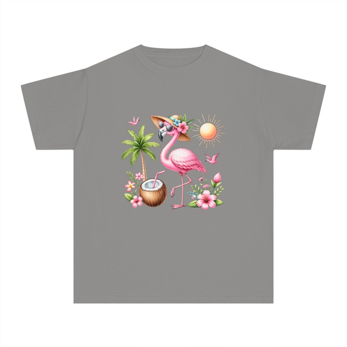 Flamingo Paradise Youth Midweight Tee