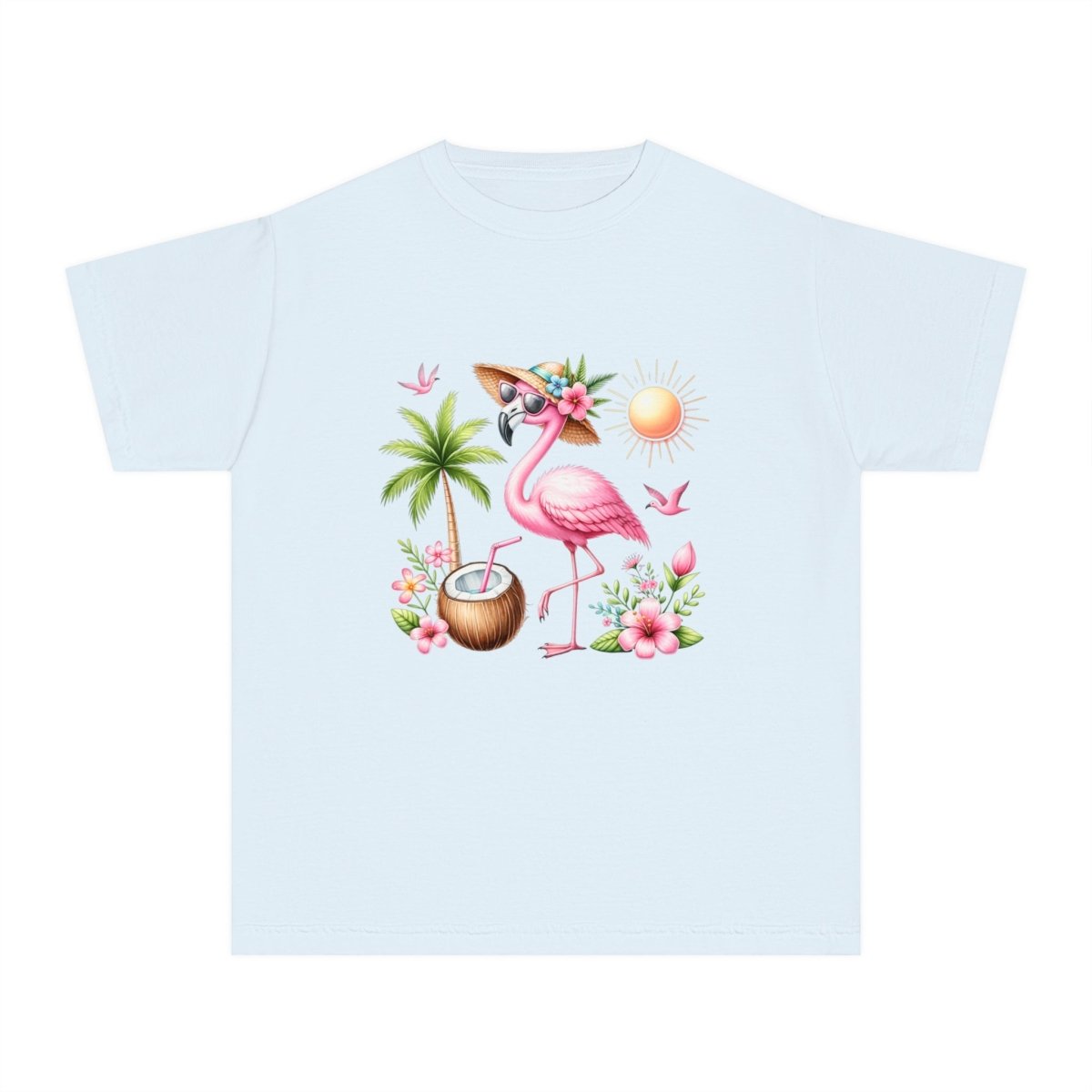 Flamingo Paradise Youth Midweight Tee