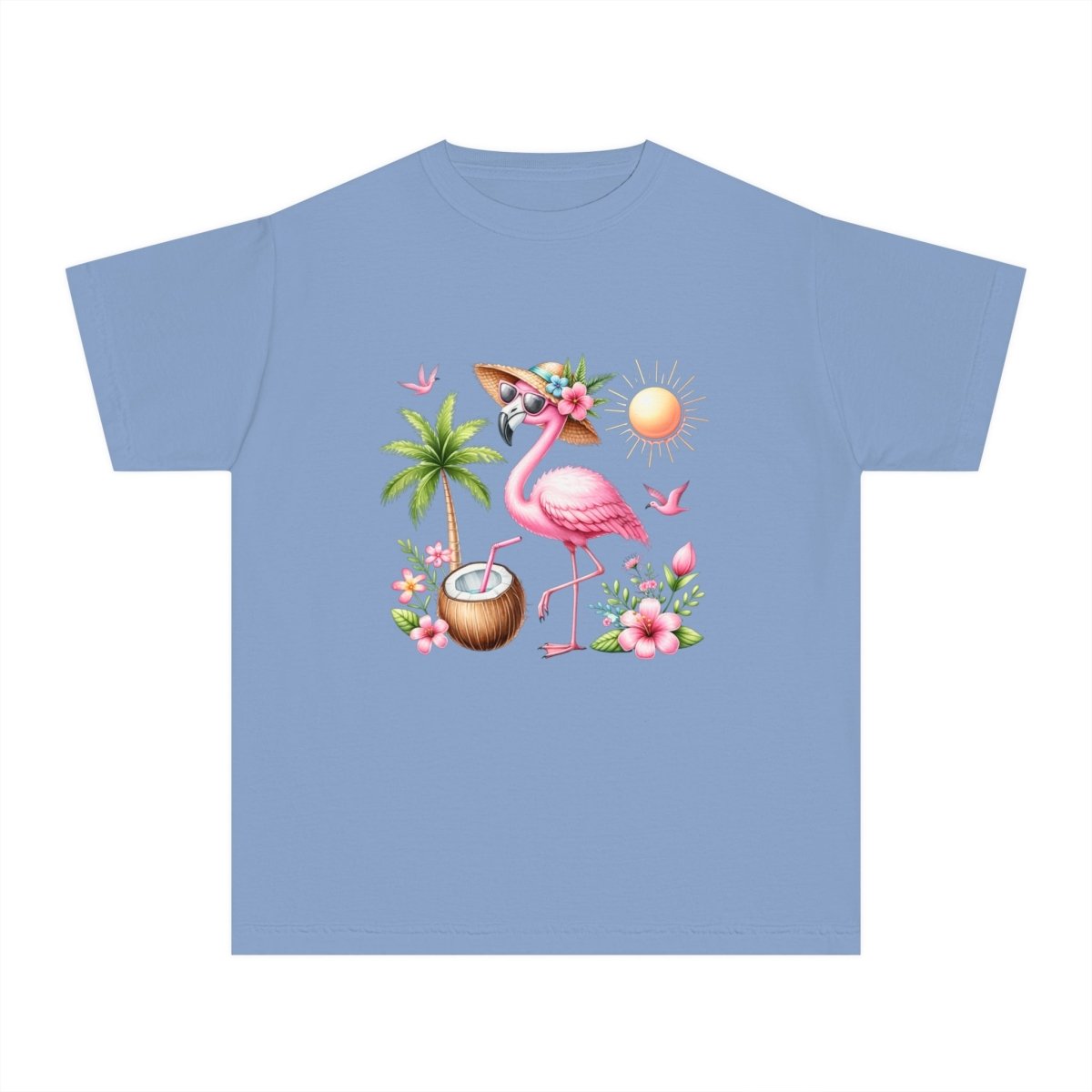 Flamingo Paradise Youth Midweight Tee