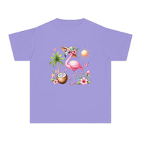 Flamingo Paradise Youth Midweight Tee