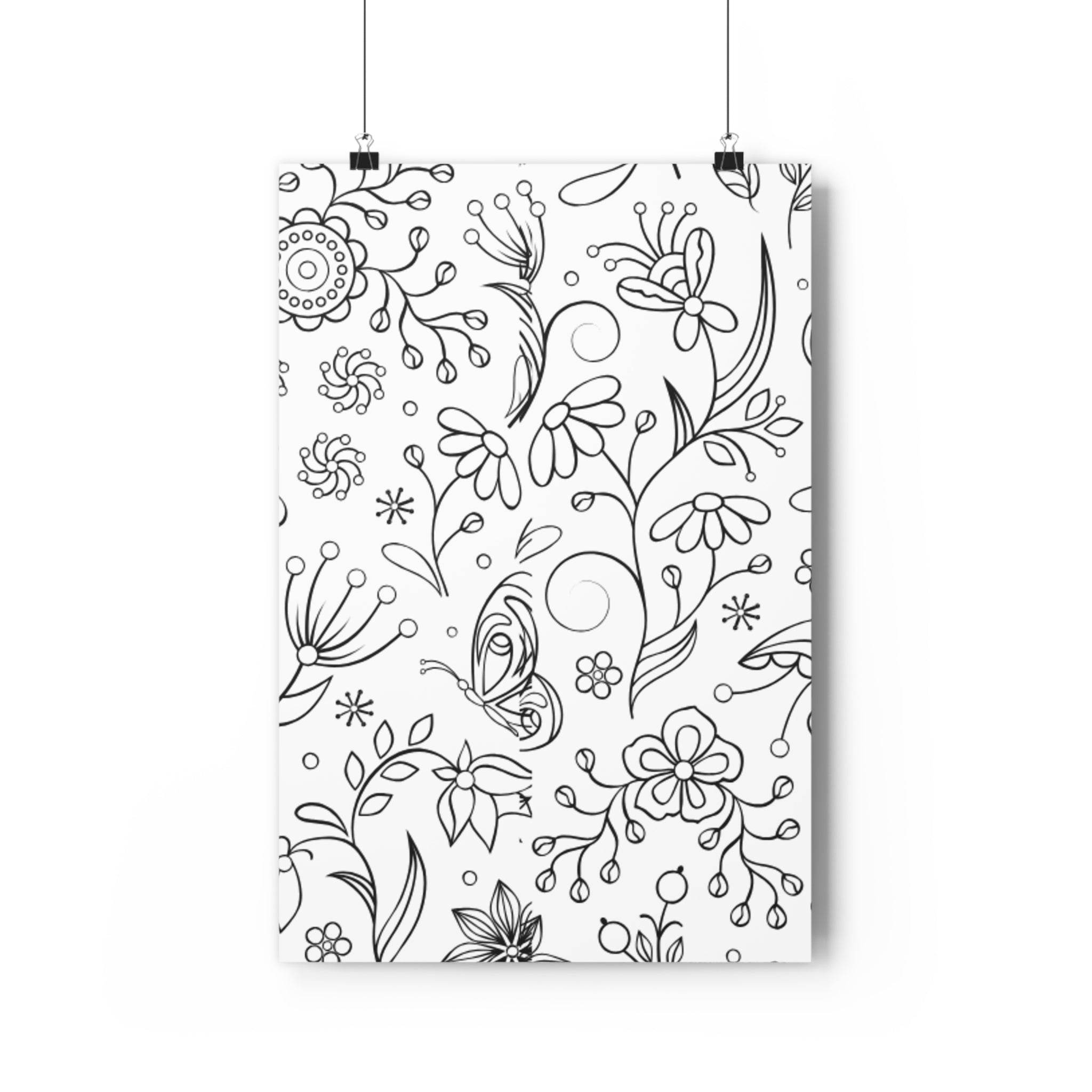 Flights of Fancy Paper Poster - Posters - Esmeralda Ecostore