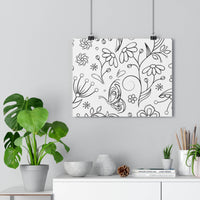 Flights of Fancy Paper Poster - Posters - Esmeralda Ecostore