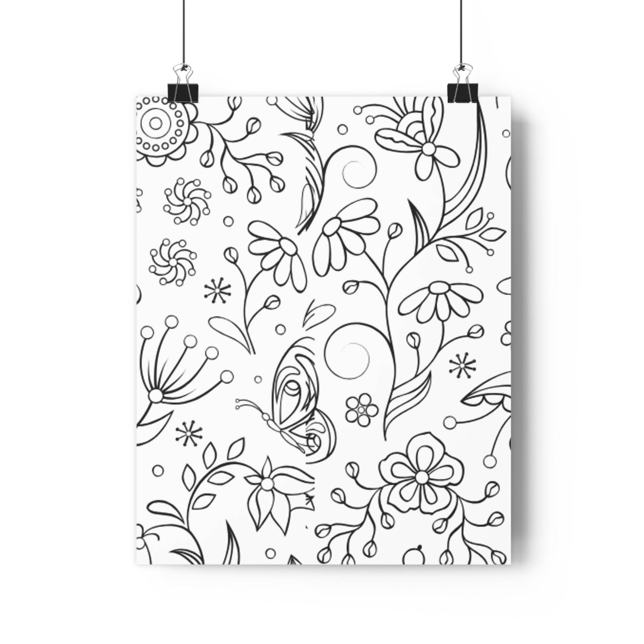 Flights of Fancy Paper Poster - Posters - Esmeralda Ecostore