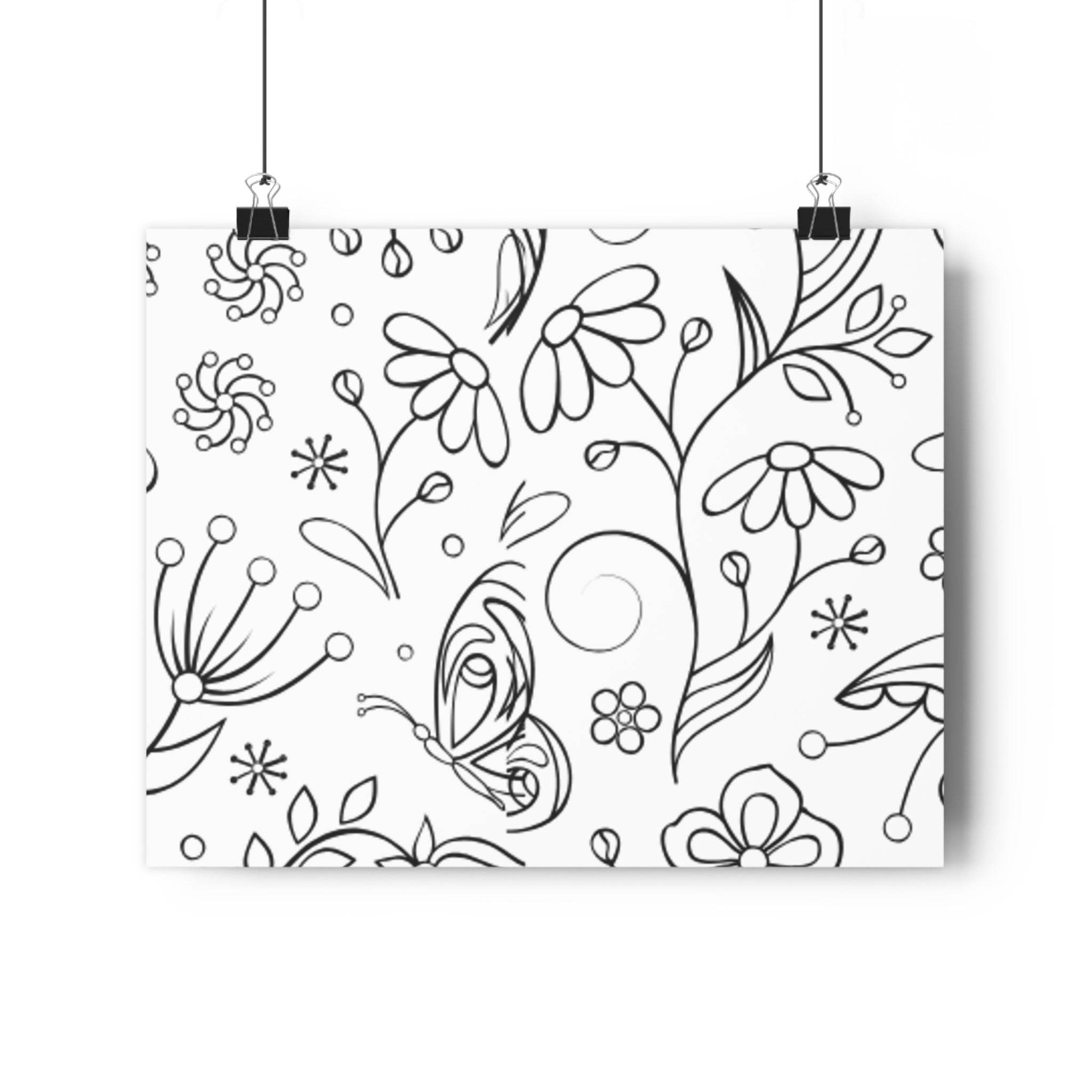 Flights of Fancy Paper Poster - Posters - Esmeralda Ecostore
