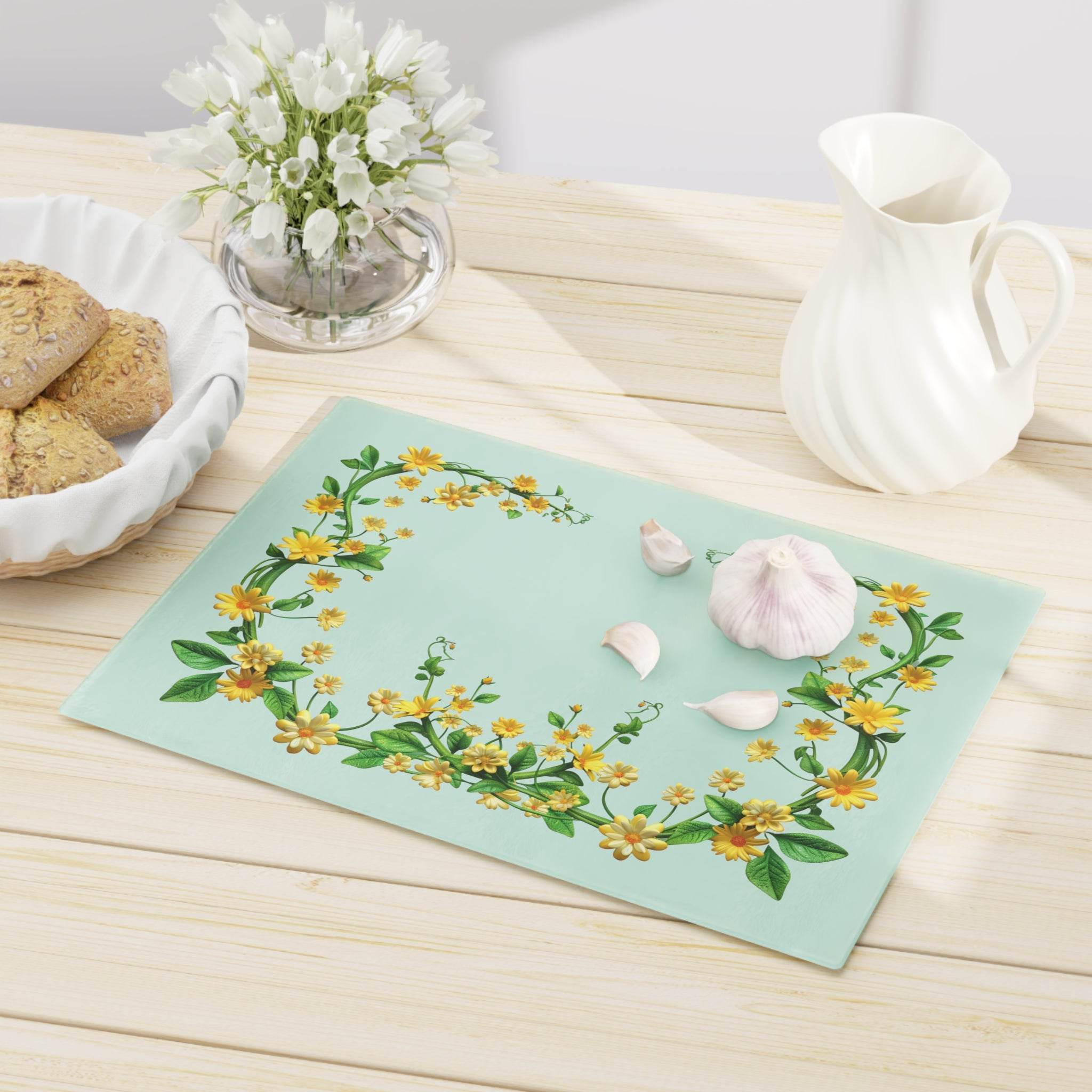 Floral Eco-Friendly Cutting Board