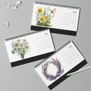 Floral Inspiration Desktop Calendar 2025