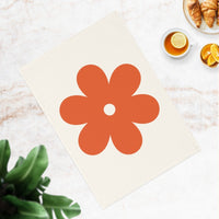 Flower Power Cotton Tea Towel