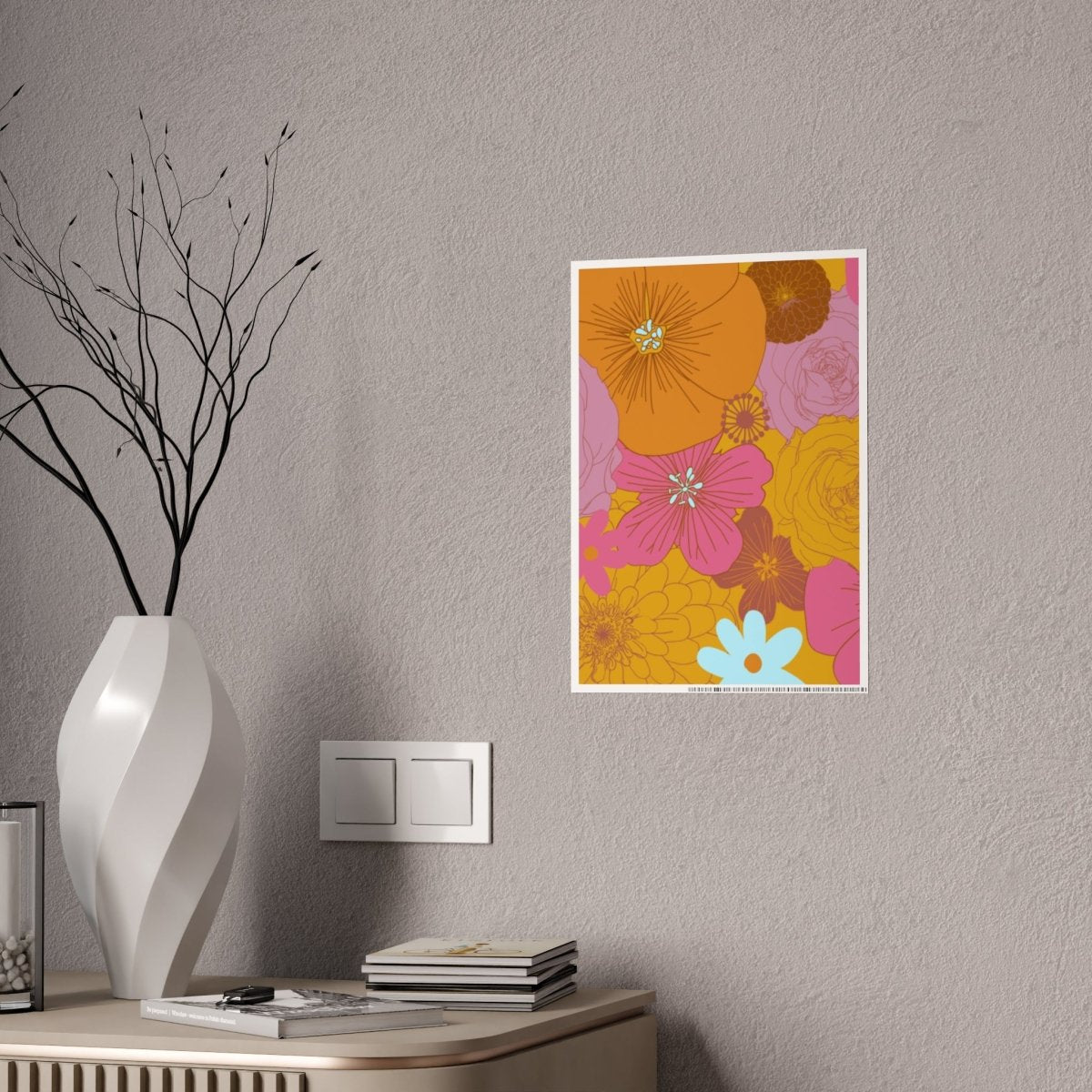 Flower Power Pop Gloss Posters