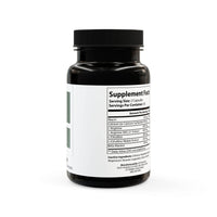 Printify non-GMO L-arginine capsules supplement bottle showing supplement facts label on white background
