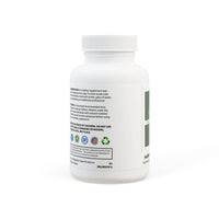 White bottle of forest formula mushroom capsules dietary supplement by Printify with detailed label