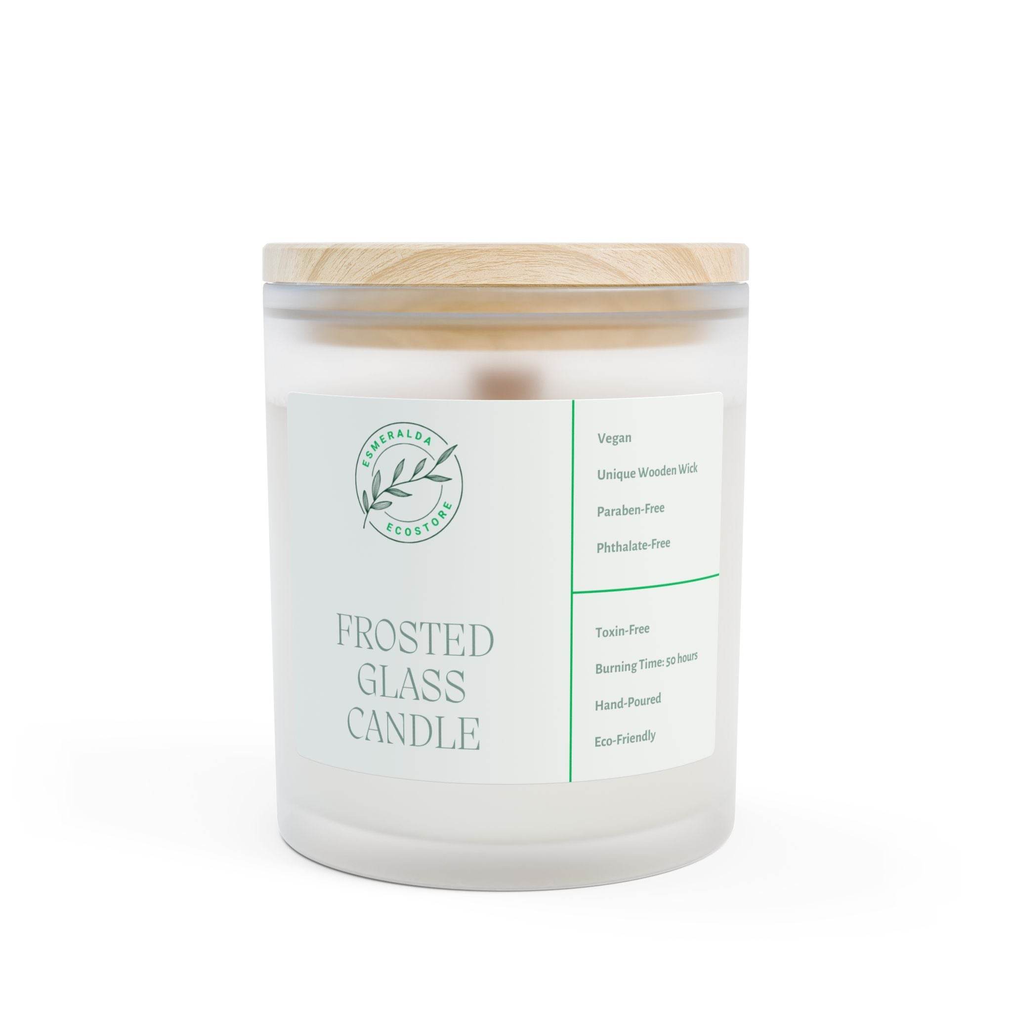 Zen Garden Frosted Glass Candle - 11oz