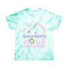 Printify eco friendly gaming t shirt with green tie-dye and gaming mode graphic design