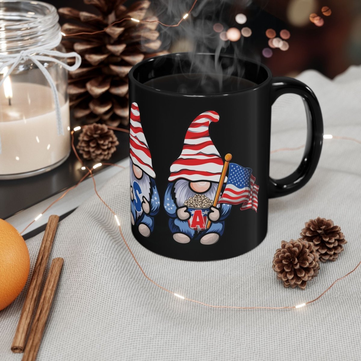 Gnome - ing for America Black Mug