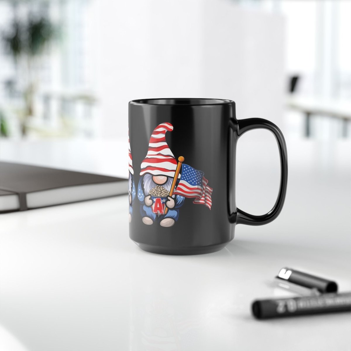 Gnome - ing for America Black Mug