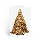 Gold Tree Greeting Cards