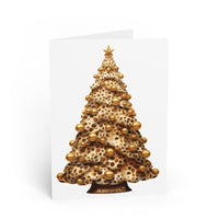 Gold Tree Greeting Cards